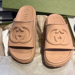 Gucci Women's Platform Slide Sandals